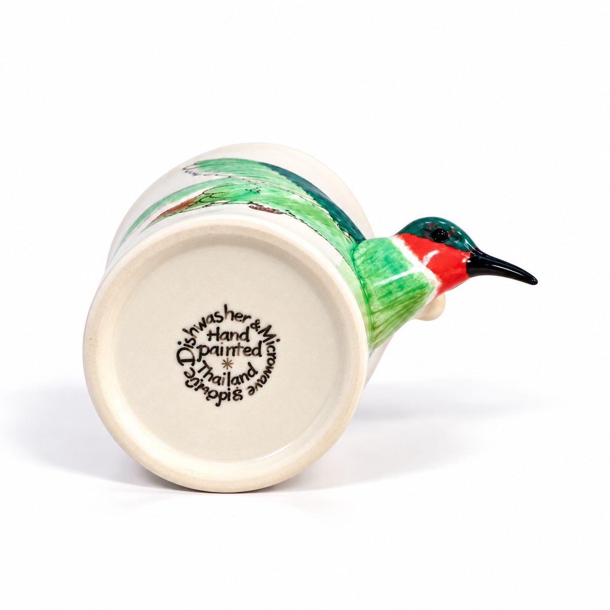 Hummingbird 3D Hand Painted 8 oz Ceramic Mug